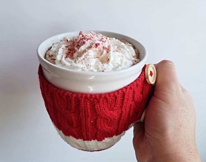 Homemade peppermint hot chocolate recipe