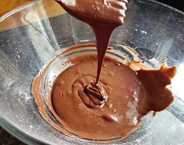Ensure glaze is thicker