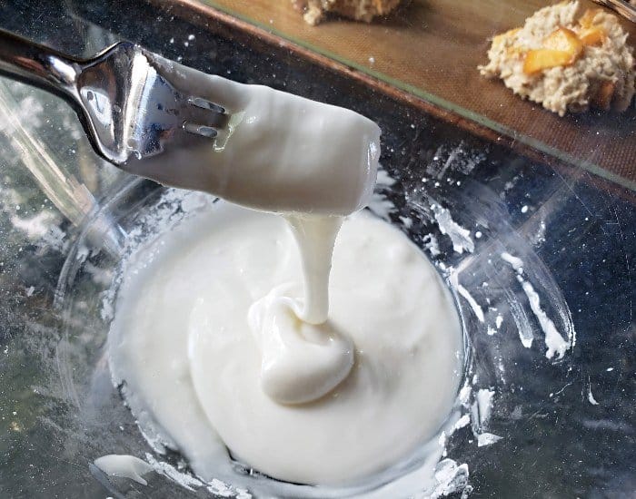 Make glaze thick
