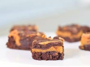 Image shows yummy recipe pumpkin brownies.