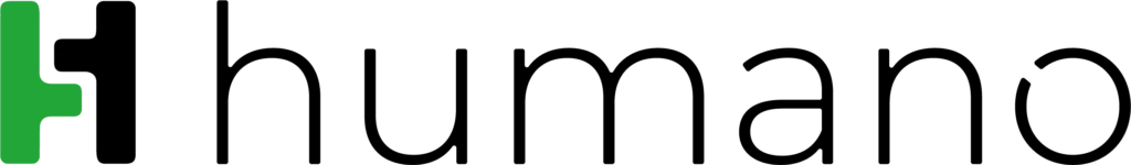 Humano logo sort