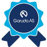 Certificeret Garuda A/S logo til kvalitet og pålidelighed.