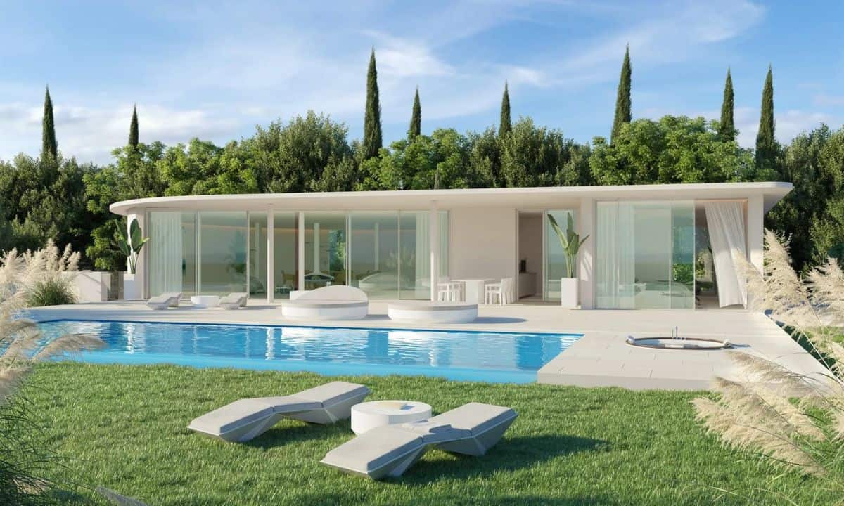 Organic Villa with Panoramic Bay Views