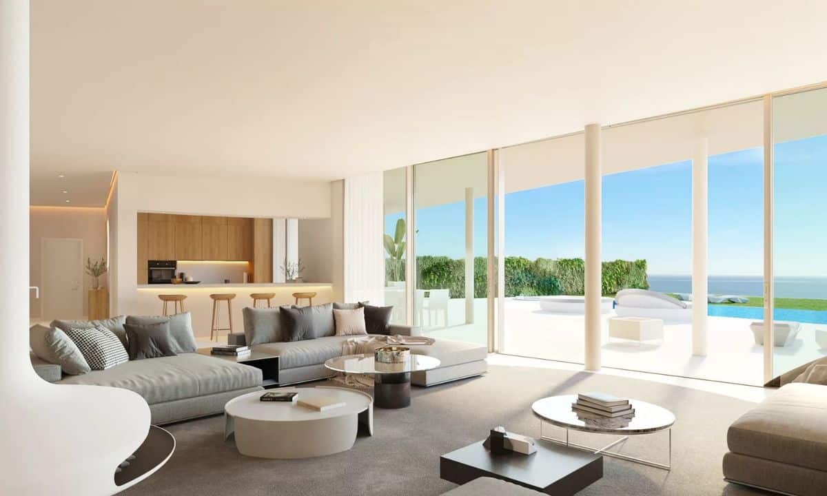 Organic Villa with Panoramic Bay Views