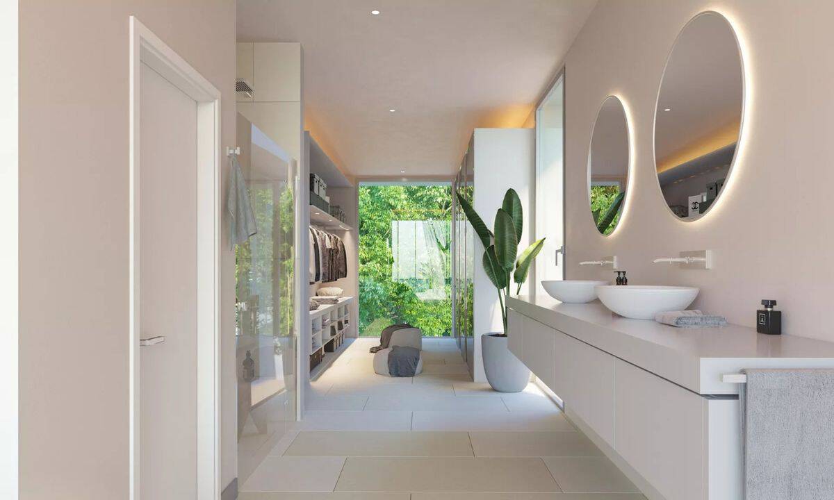 Organic Villa with Panoramic Bay Views