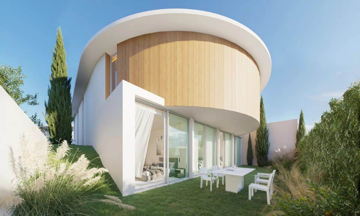 Organic Villa with Panoramic Bay Views