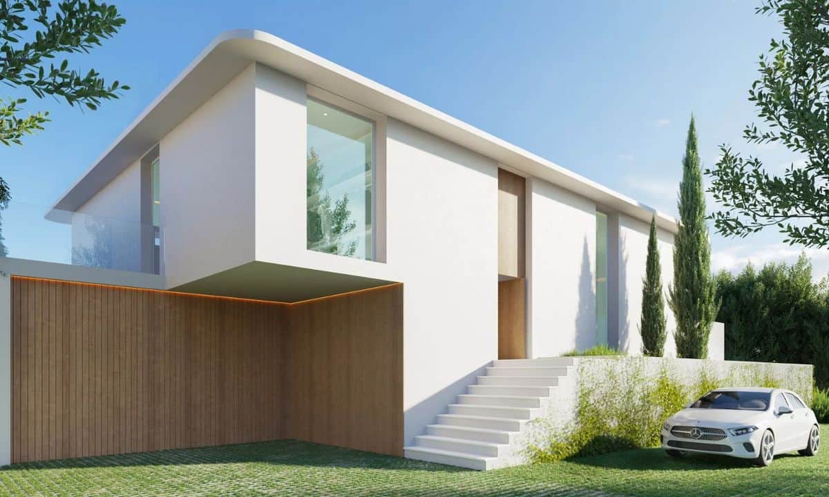 Organic Villa with Panoramic Bay Views