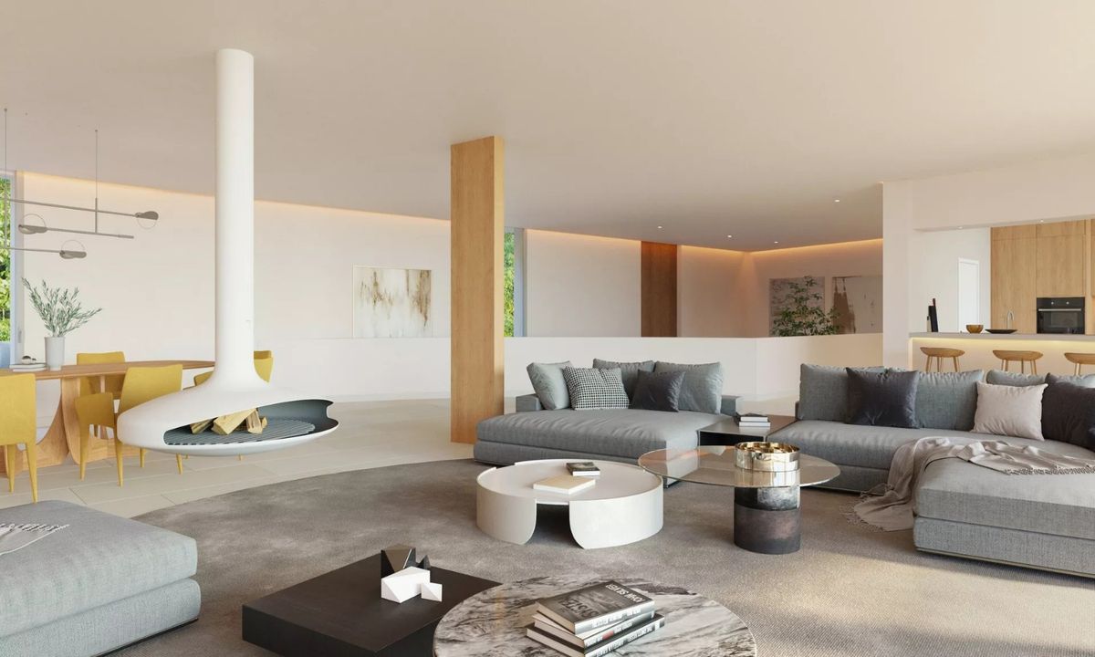 Organic Villa with Panoramic Bay Views