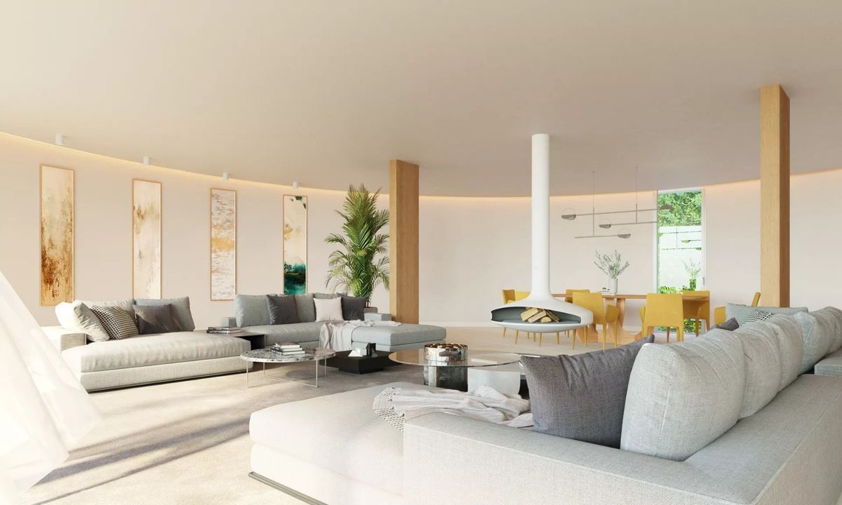 Organic Villa with Panoramic Bay Views