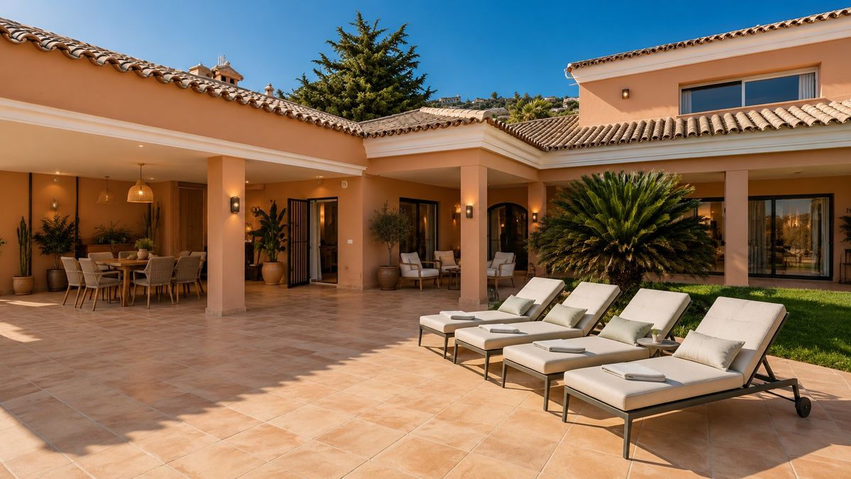Finca con vistas al mar en Benalmádena