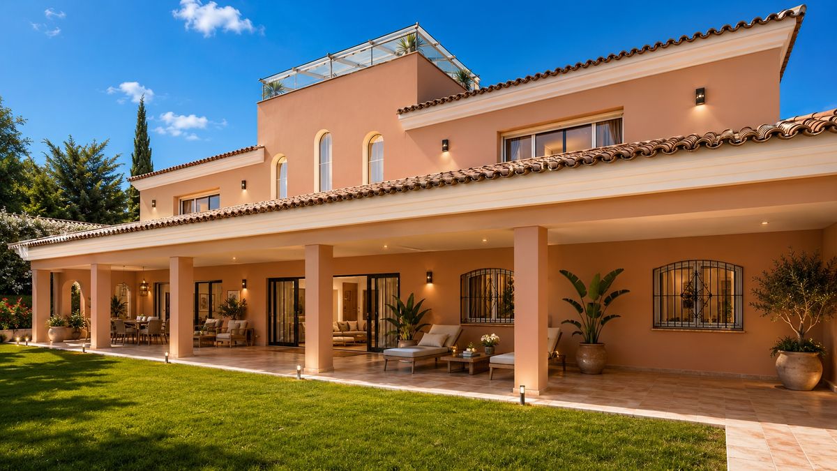 Finca con vistas al mar en Benalmádena