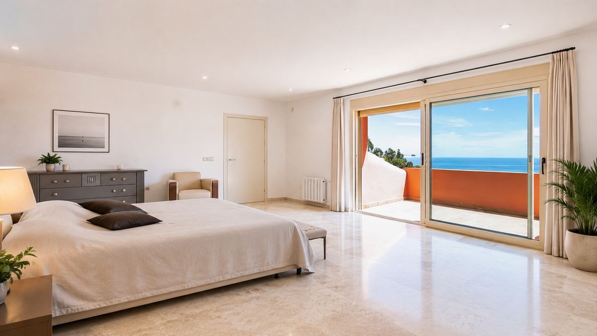 Finca con vistas al mar en Benalmádena