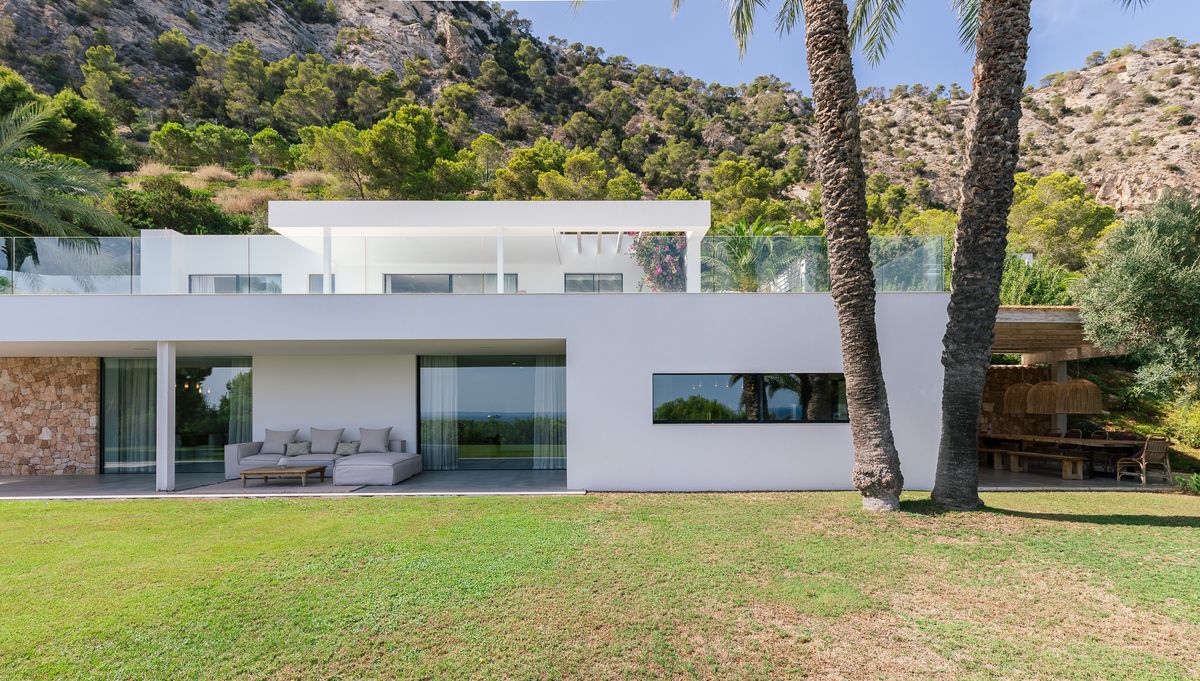 Villa con vistas al mar en Es Cubells