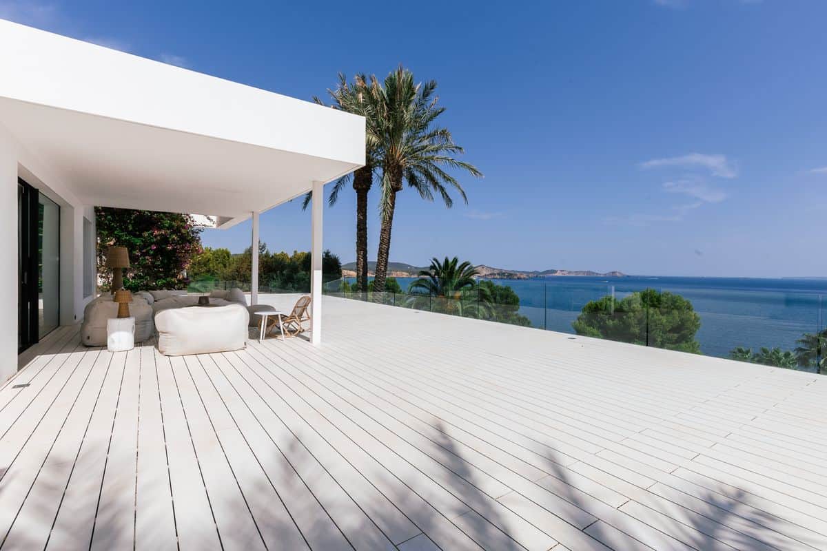 Villa con vistas al mar en Es Cubells