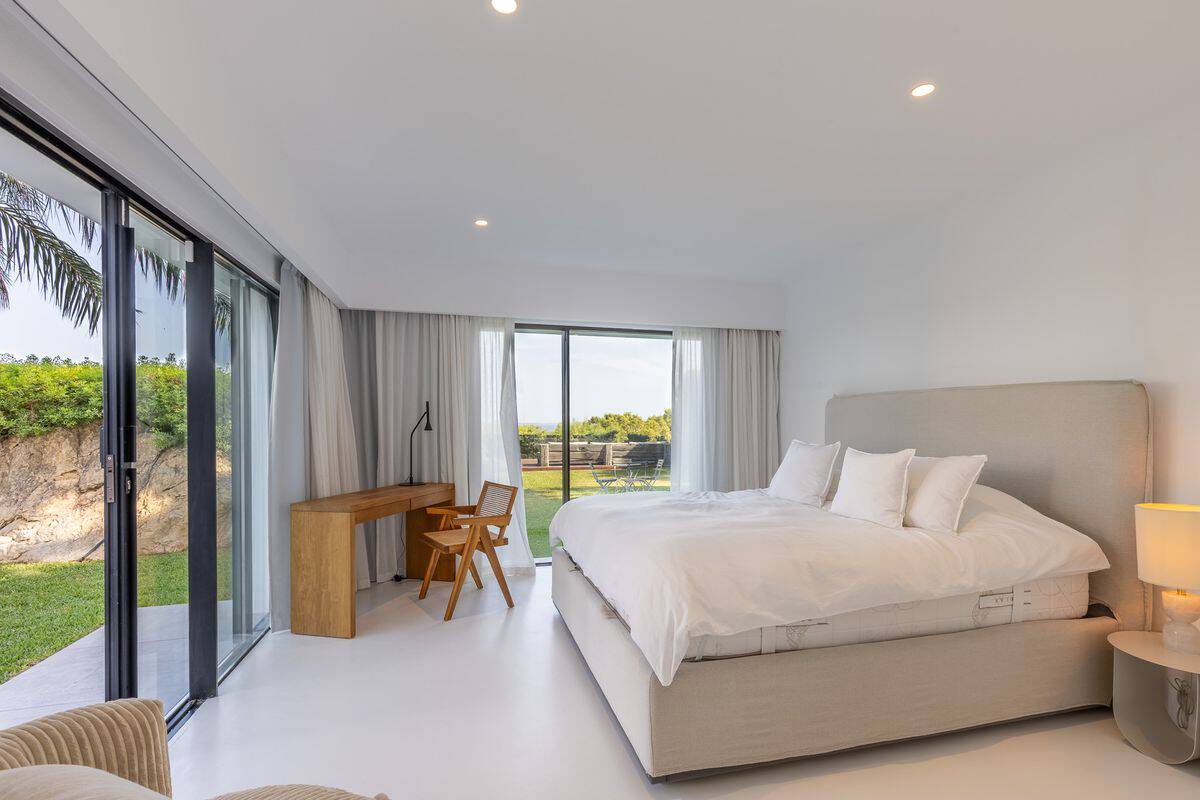 Villa con vistas al mar en Es Cubells