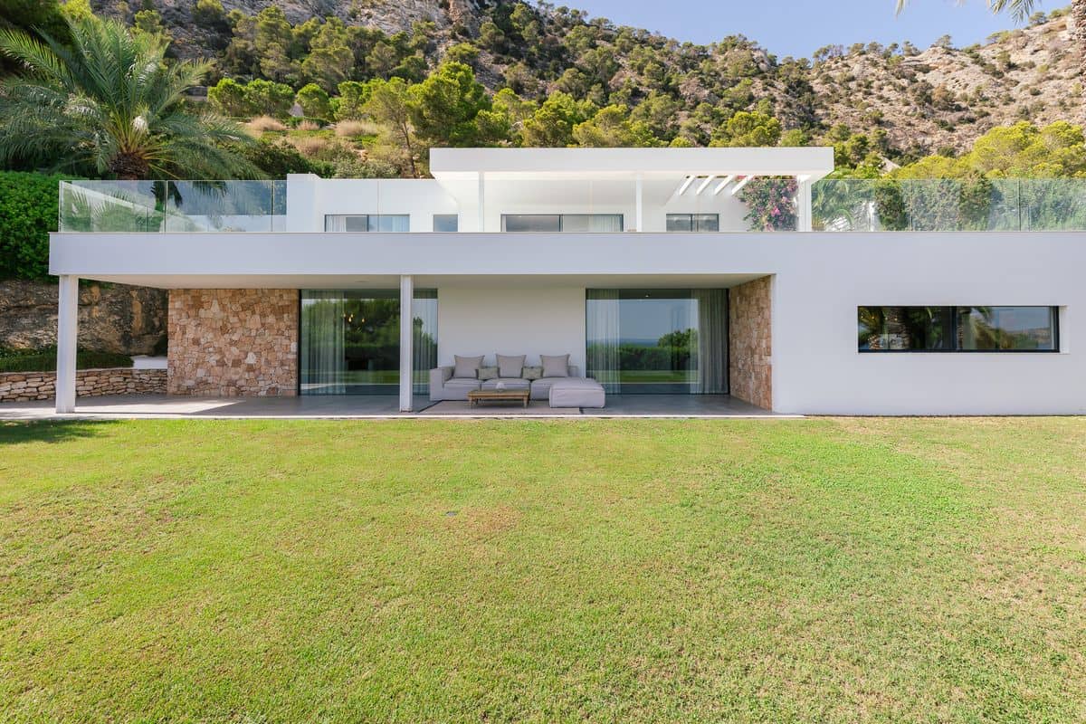 Villa con vistas al mar en Es Cubells