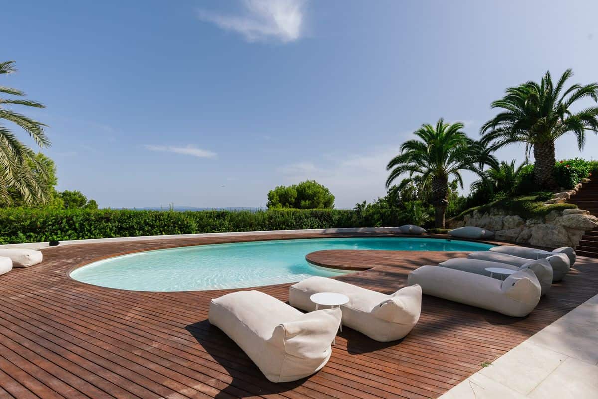 Villa con vistas al mar en Es Cubells