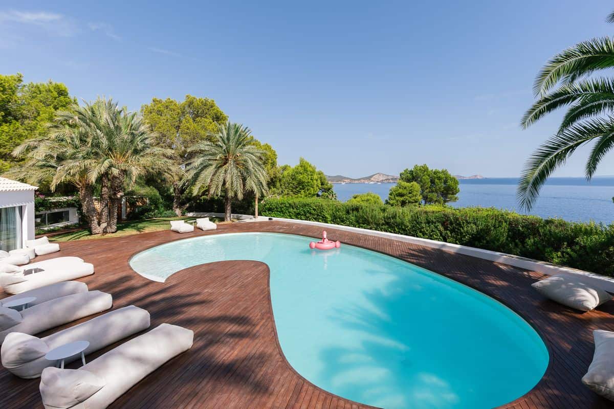 Villa con vistas al mar en Es Cubells