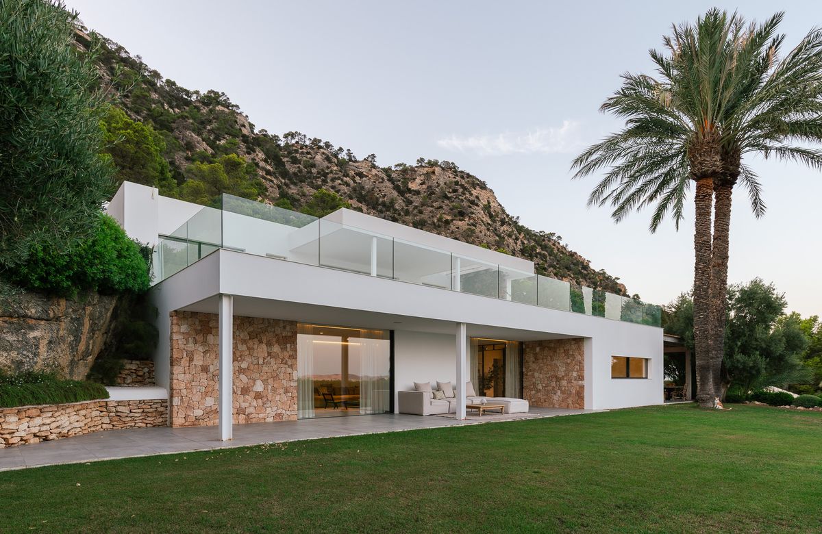 Villa con vistas al mar en Es Cubells