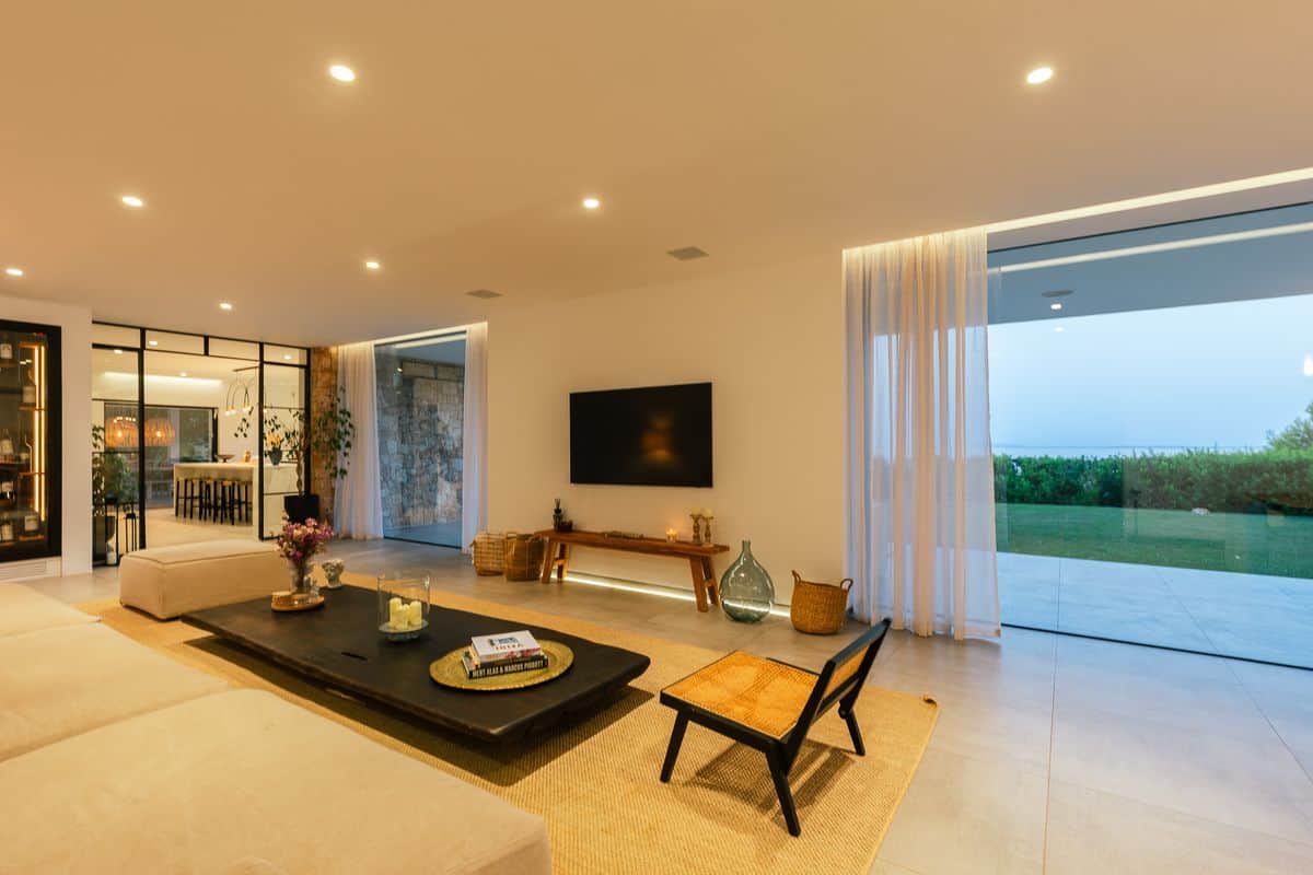 Villa con vistas al mar en Es Cubells