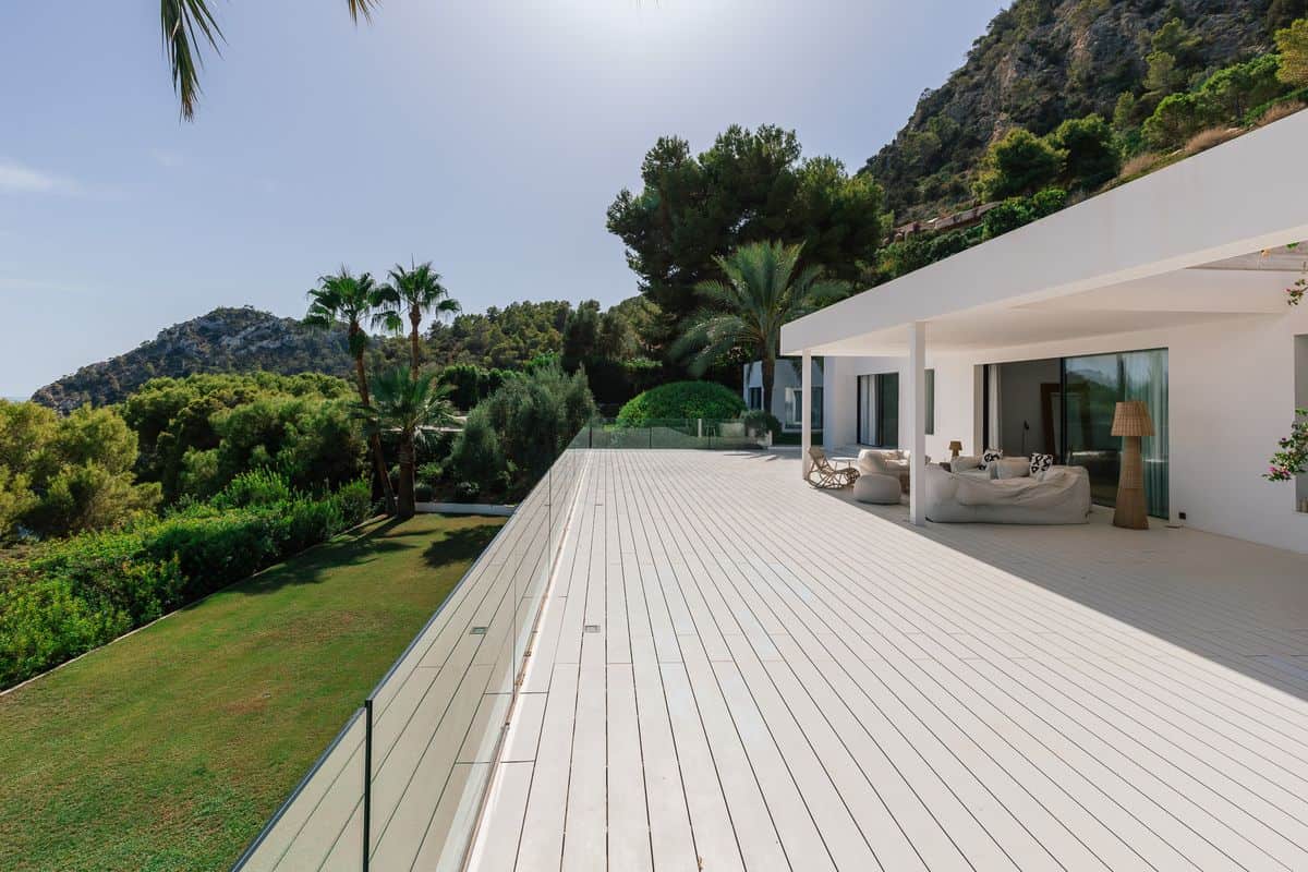Villa con vistas al mar en Es Cubells