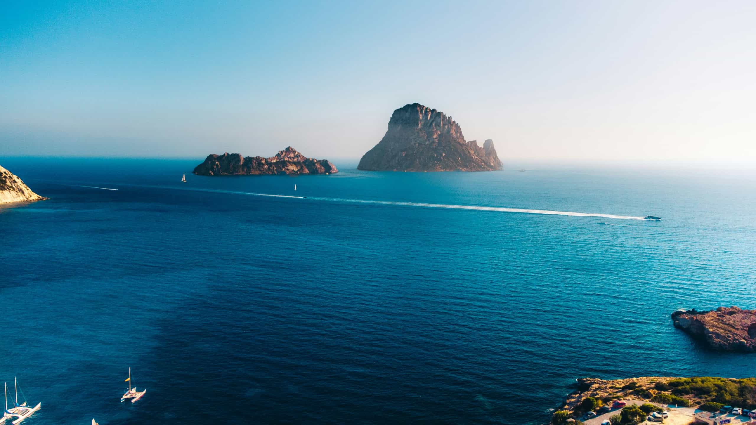Villa con vistas al mar en Es Cubells