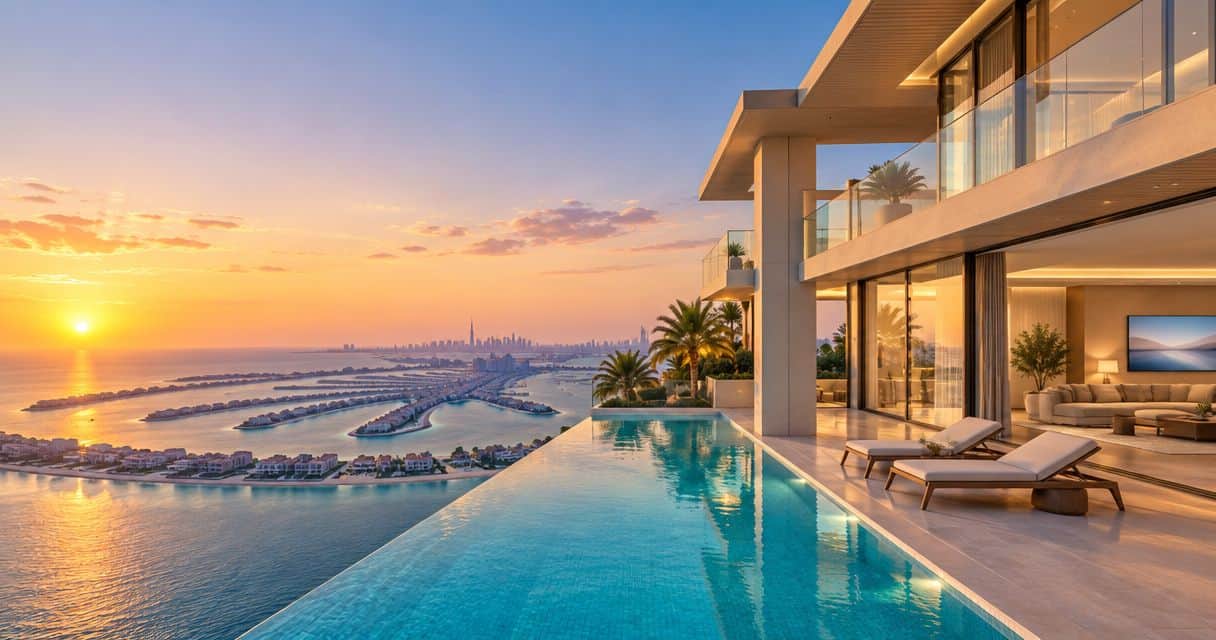 Cómo comparar villas frente al mar en venta en Palm Jumeirah