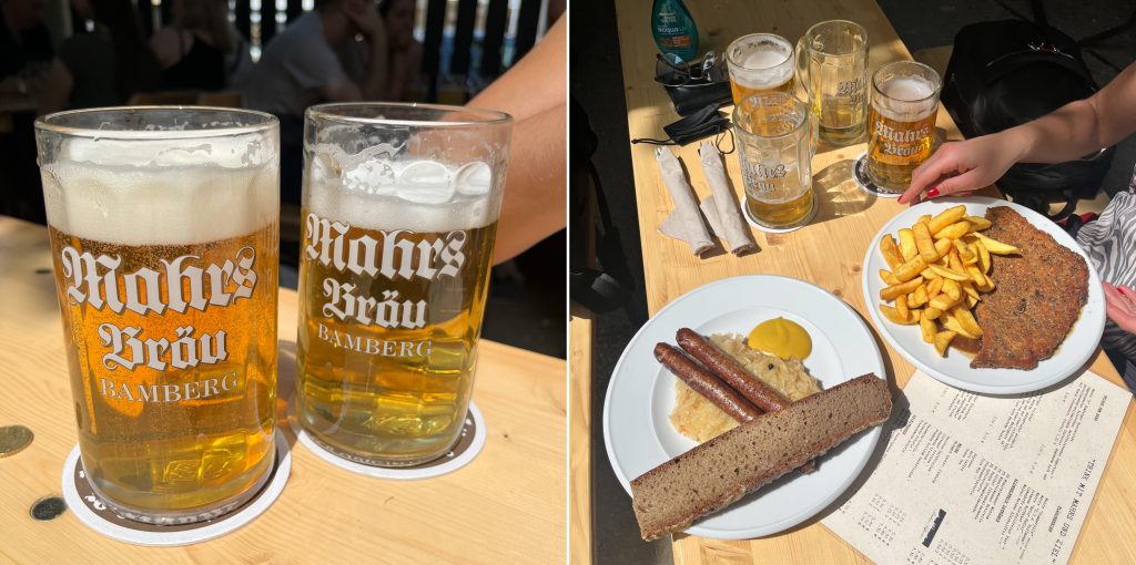 Mahrs Brau biergarten and lunch