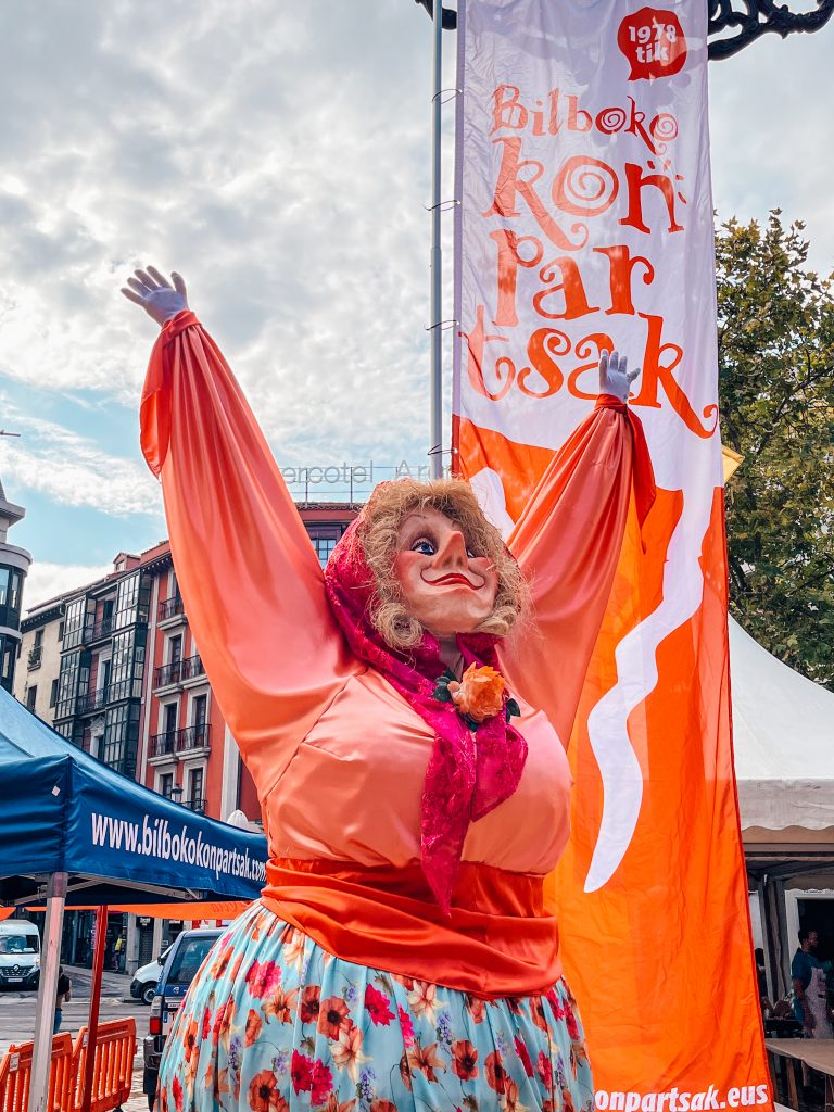 La Semana Grande's mascot - Marijaia