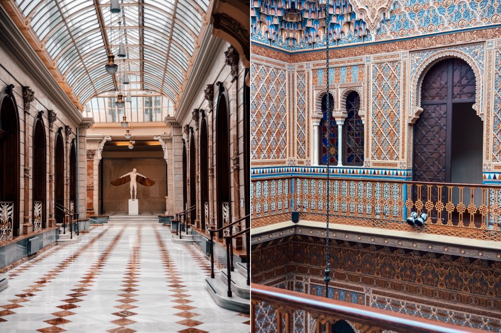 Montage of interior shots at the Real Casino de Murcia