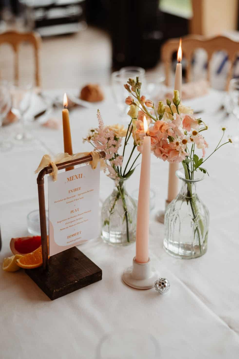 Centre de table mariage Anad Studio