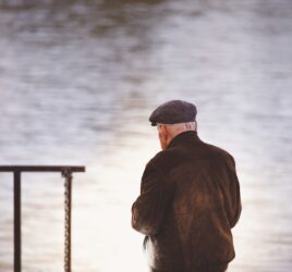 Elderly man with dementia wandering from nursing home