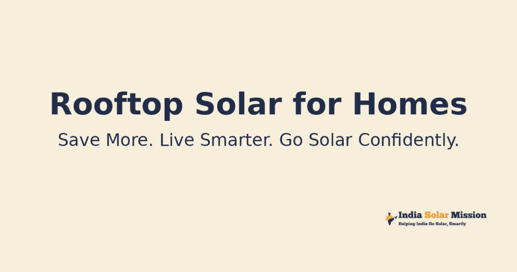 Rooftop Solar for Homes