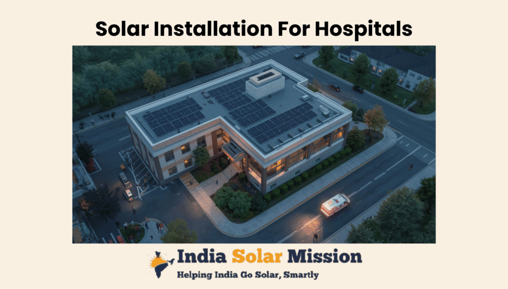 Solar System Cost For Hospitals in India