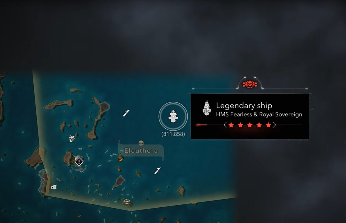 HMS Fearless and Royal Sovereign: Location