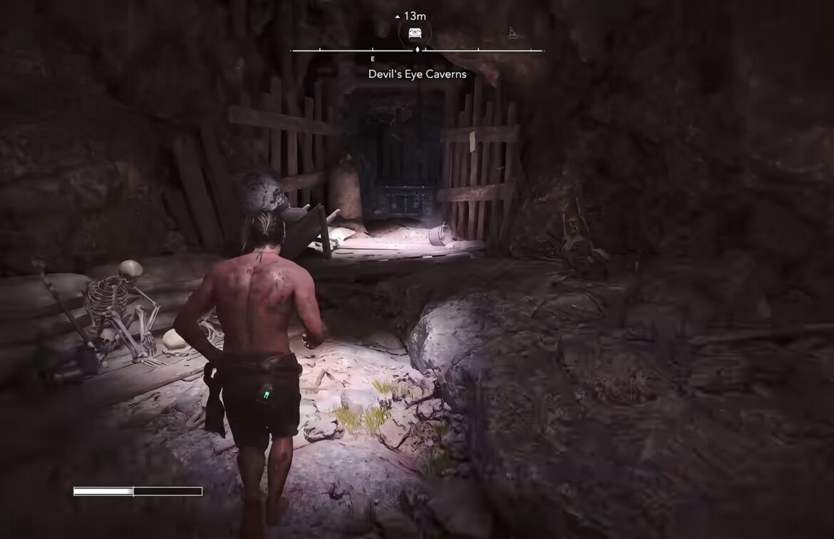 You'll find the treasure in the cave