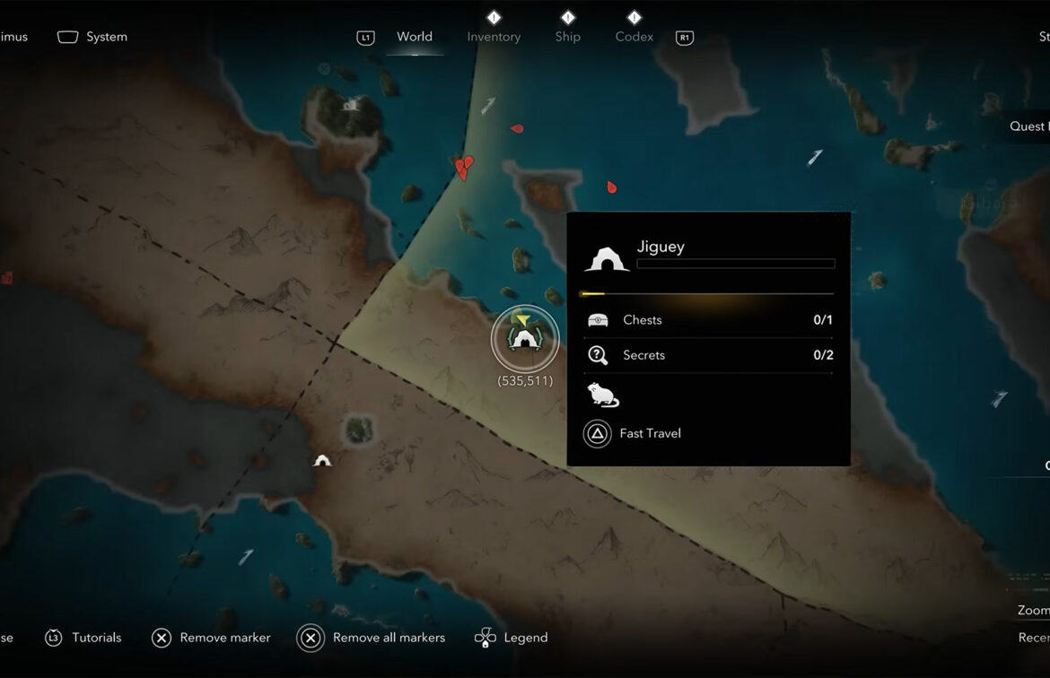 The second part of the map is with Jiguey