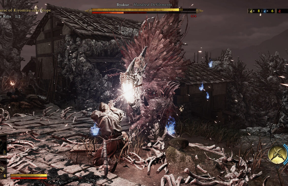 Deflect the Axe: Byakue's Weapon Attacks