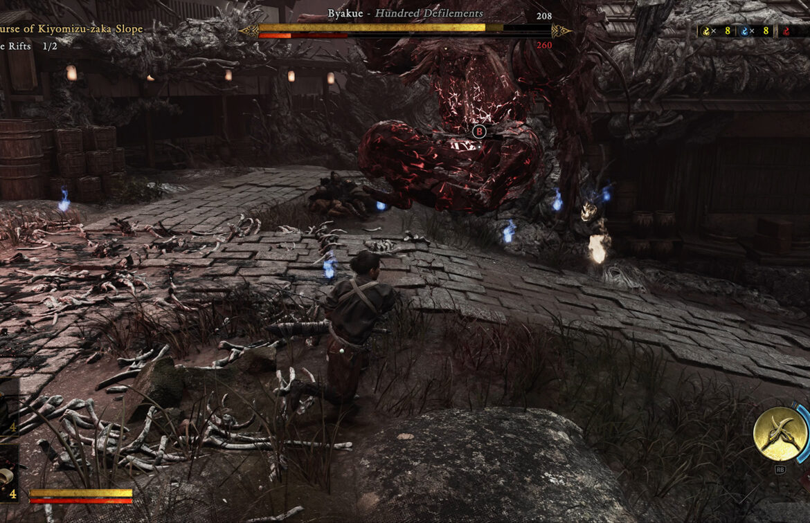 Dodge the Body Byakue's Attacks