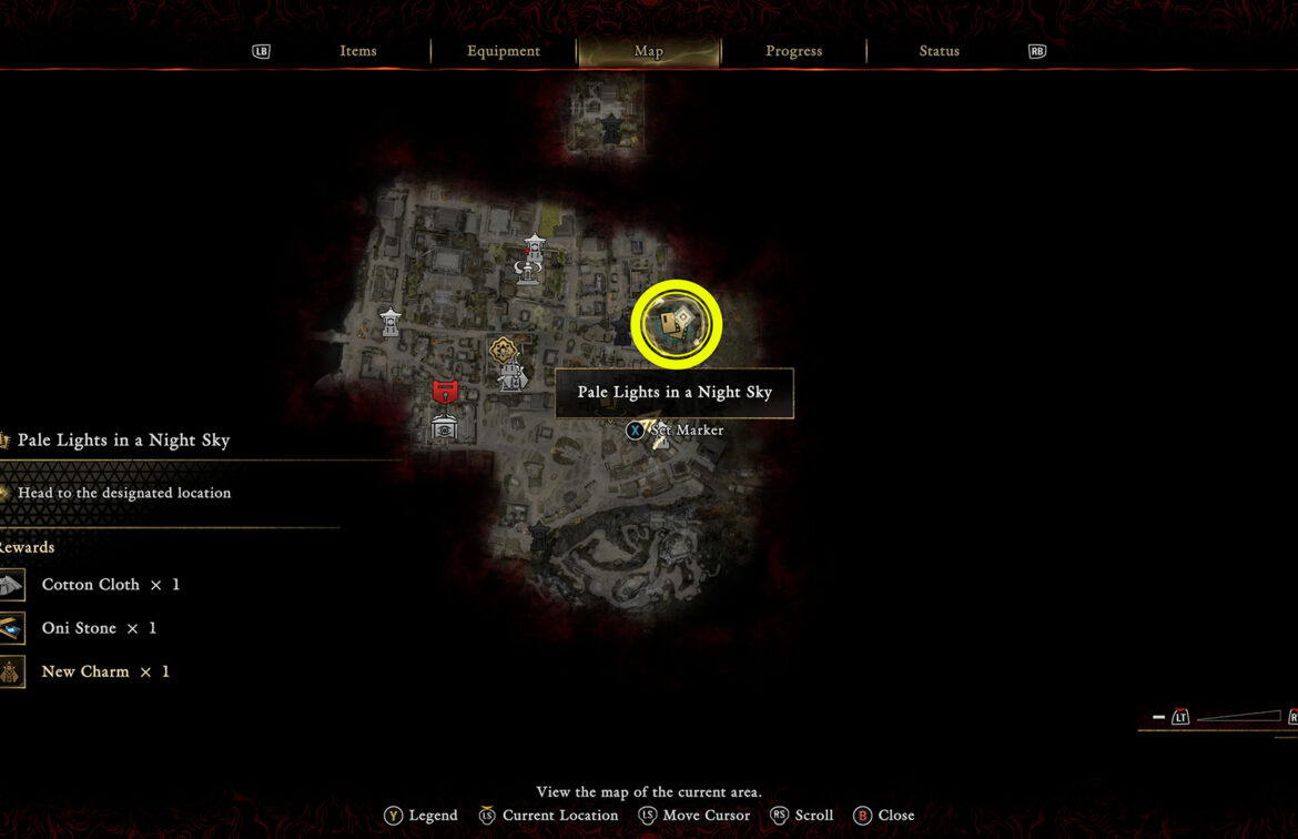 The location of the battle with Genma