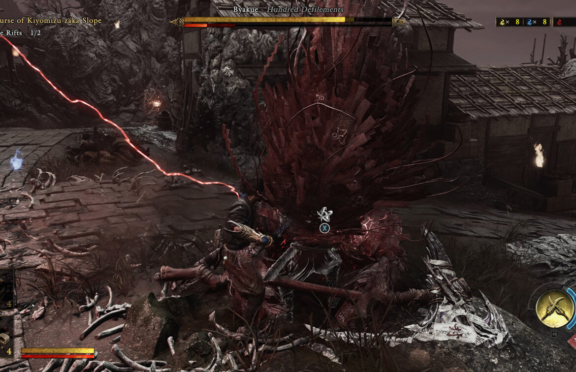 Perfect Parry and Issen Timing Against Byakue