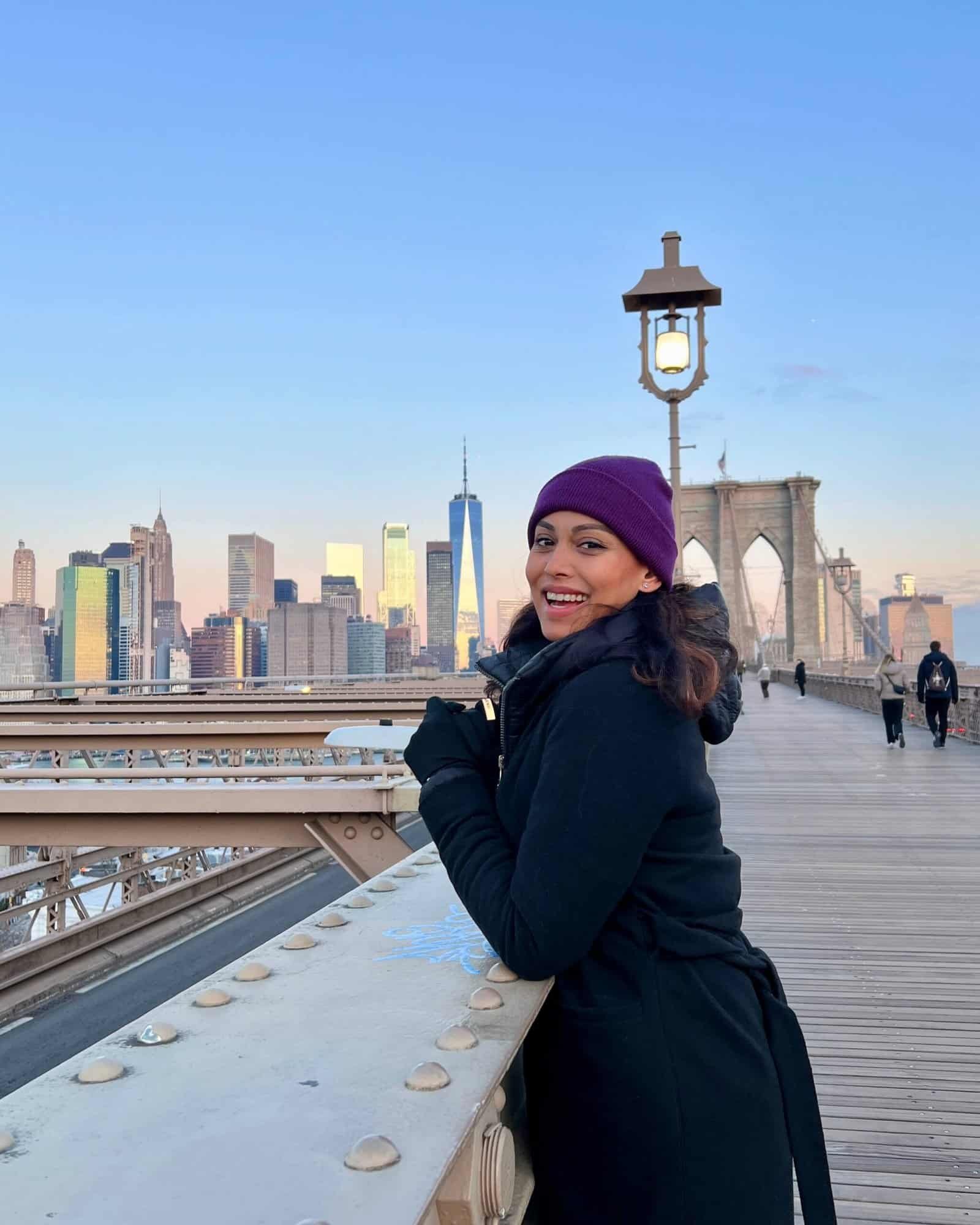 new york winter brooklyn bridge winter packing list for solo female travellers