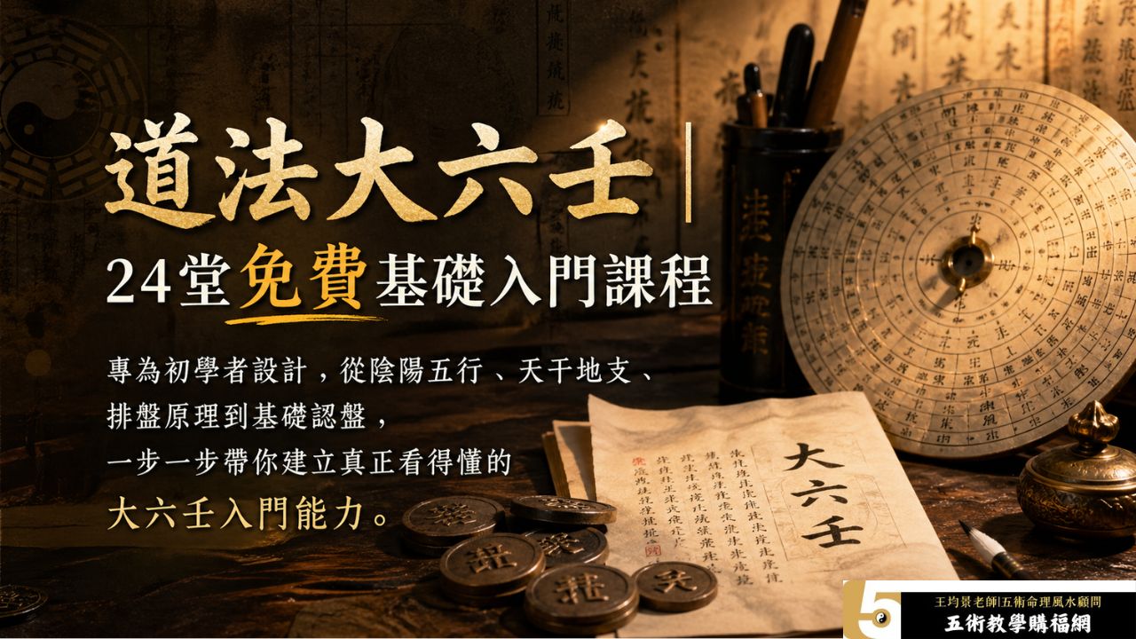 道法大六壬24堂免費基礎入門課程