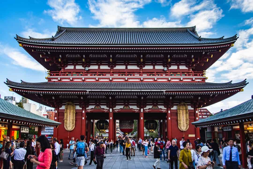 東京淺草寺與日本熱門景點參觀人潮
