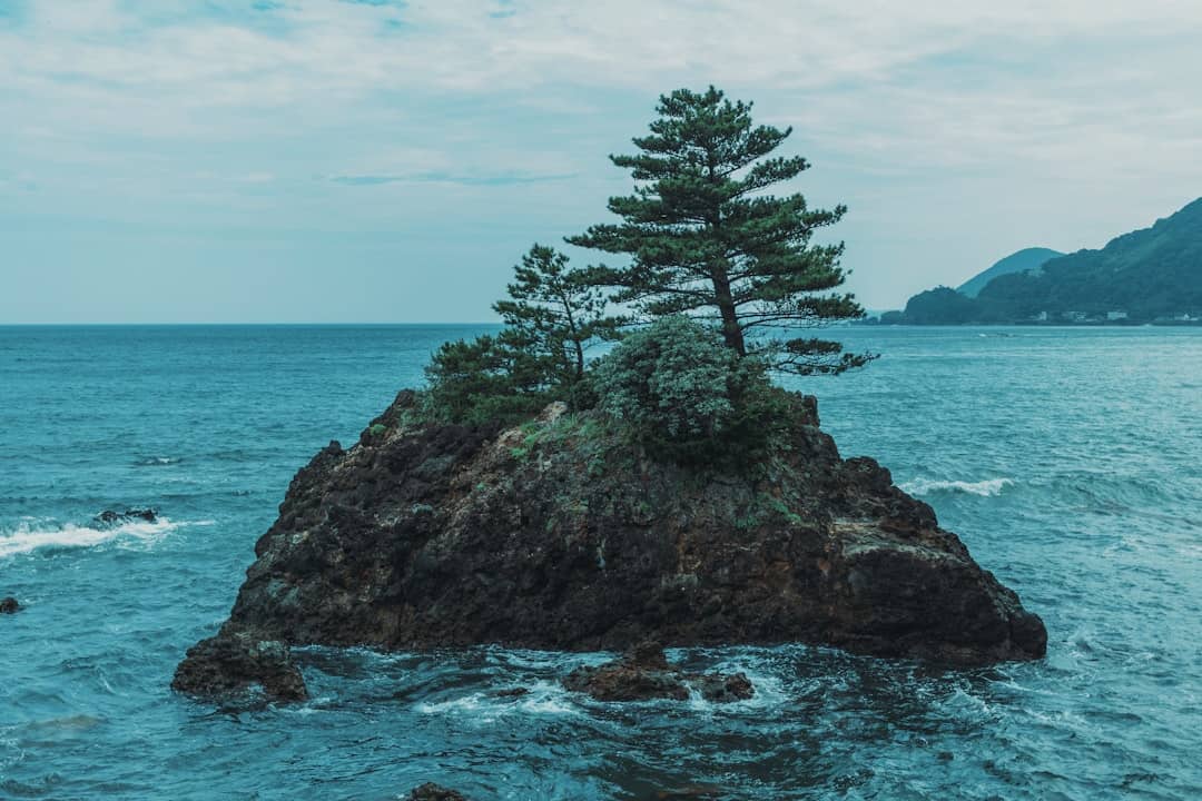 沖繩海島與蔚藍海岸自然景觀