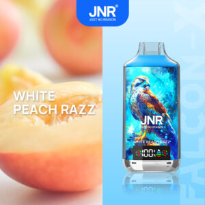 JNR Falcon-X 18000 White Peach Razz