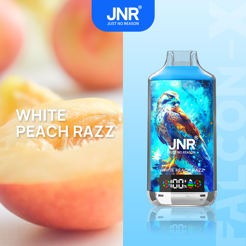 JNR Falcon-X 18000 White Peach Razz