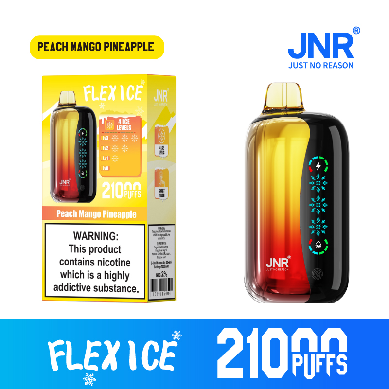 JNR Flex Ice 21000 Peach Mango Pineapple