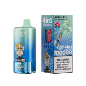 WASPE 4-in-1 100000 Blueberry Ice/Black Knight/Strawberry Ice/Strawberry Watermelon