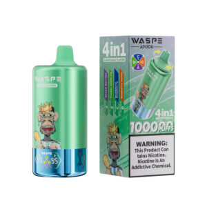 WASPE 4-in-1 100000 Mixed Berries/Double Apple Ice/Blueberry Raspberry/Blueberry Honey
